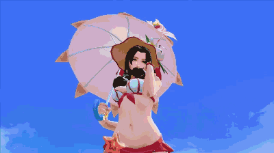 天美爸爸太偏心王者荣耀台服貂蝉夏日皮肤才是真泳装