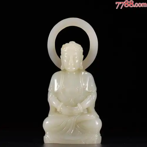 和田玉佛像摆件