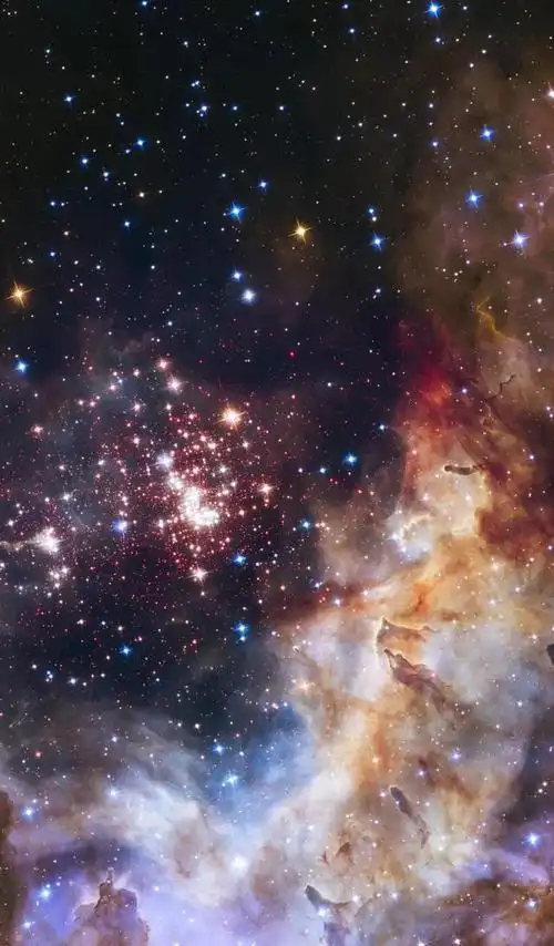 好看到爆炸的星空壁纸真实存在的吗