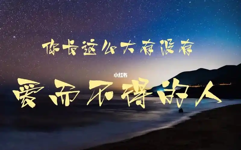 爱而不得是常态