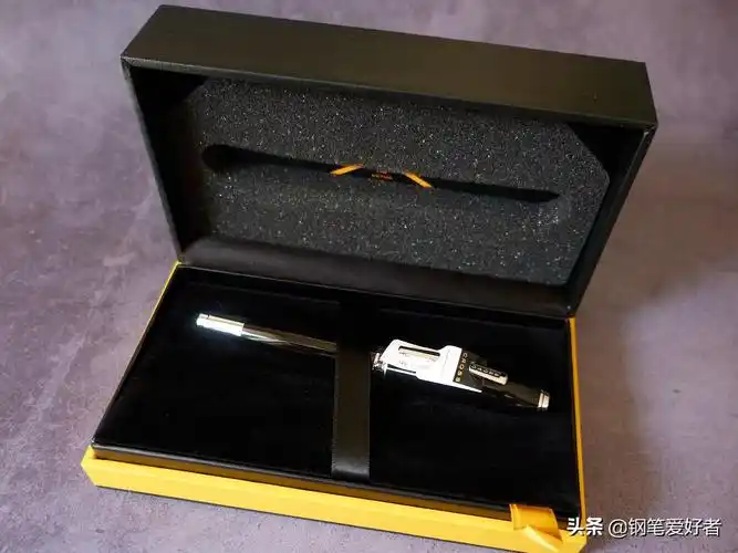 镀白金18k金镀铑钢笔