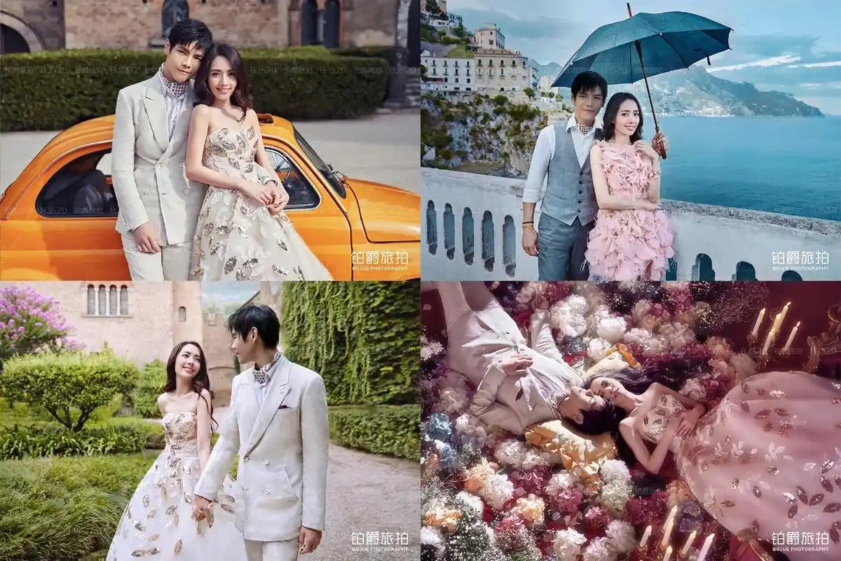 郭碧婷向佐牵手铂爵旅拍,唯美婚纱照惊艳全网!