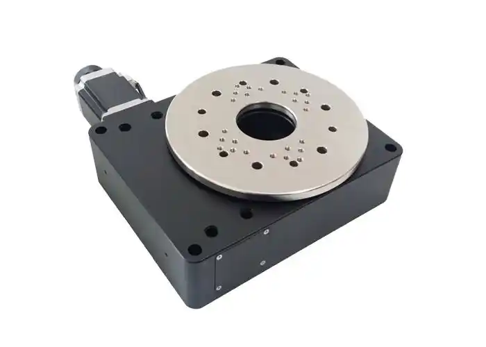 pt-gd204 高精度电动旋转台 360度旋转 蜗轮蜗杆 转盘 分度盘