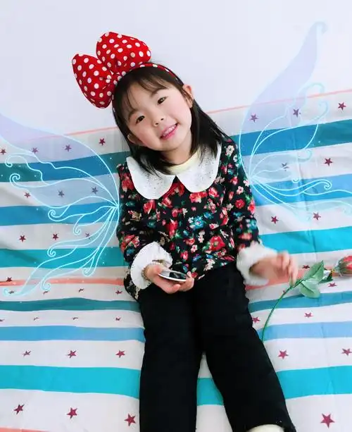 宝贝四周岁自制写真