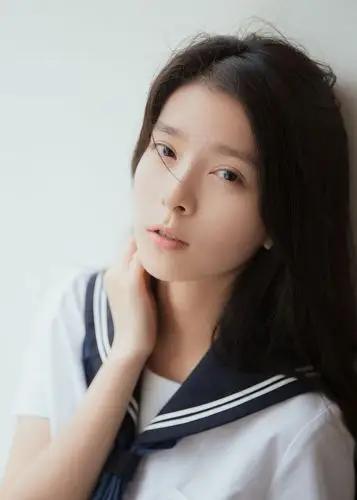 现在校花长这样清纯娇羞校花穿着日系校服写真集