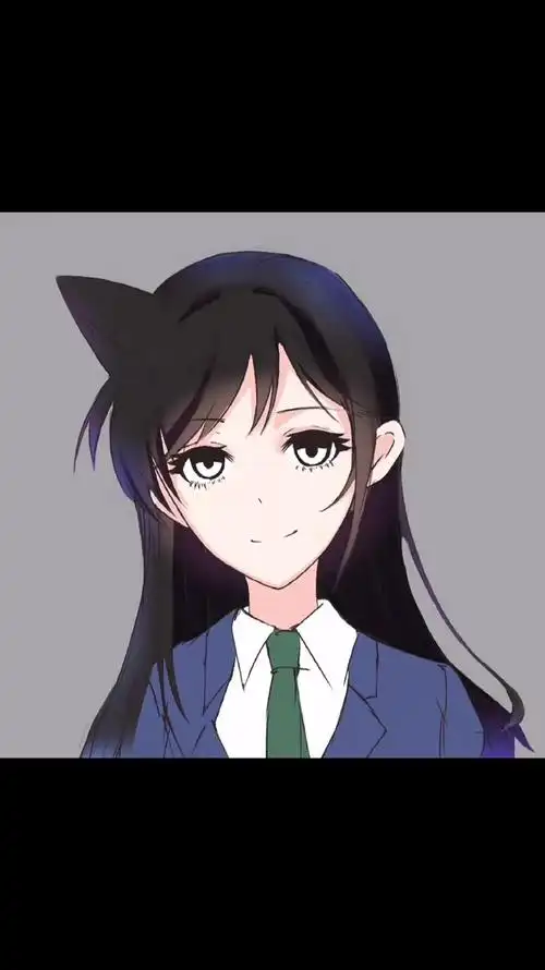 画一个小兰的q版形象