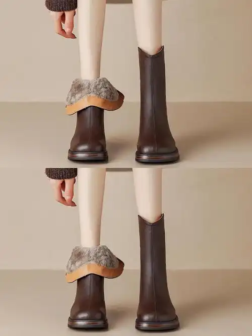 短靴系列75怕冷星人的宝藏短靴来啦巨保暖