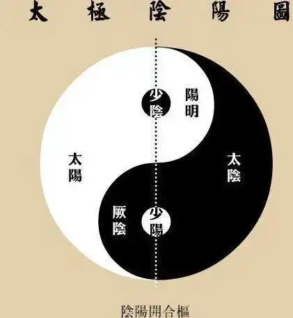 太极这个"一"衍生出阴阳这两仪,而两仪又衍生出了四象