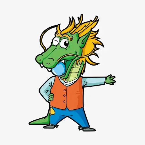 卡通龙王免抠素材免费下载_觅元素51yuansu.com