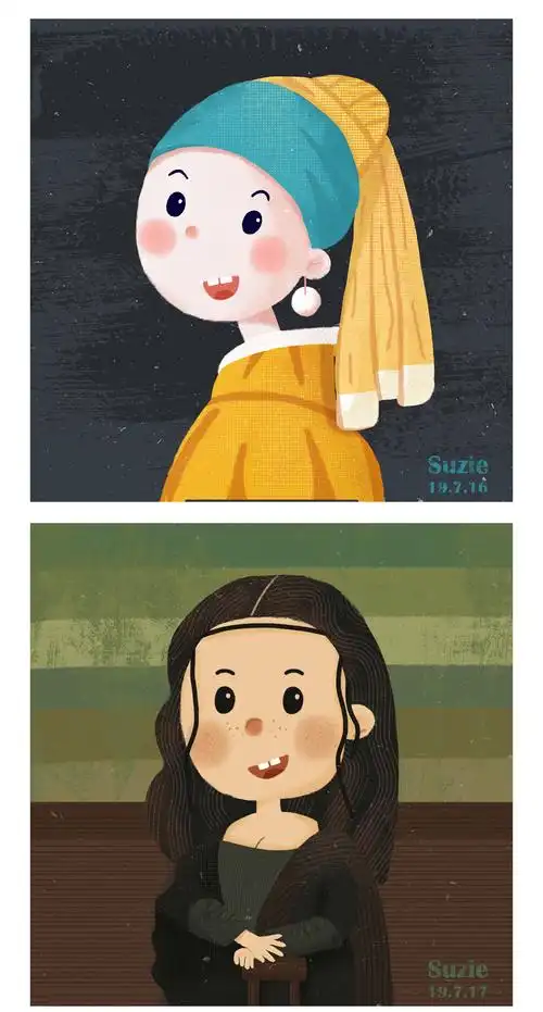 可甜可盐的世界名画们