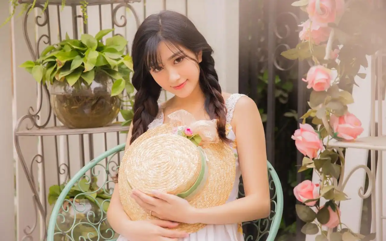 养眼美女清新甜美写真高清图片桌面壁纸