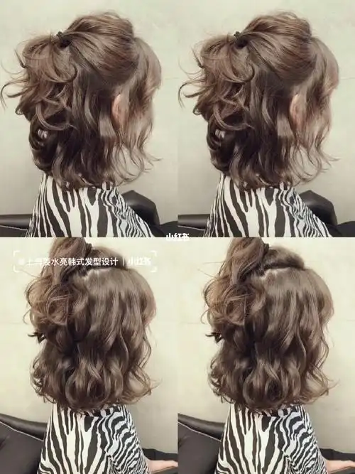 中短发法式芭比烫91细软发质的福音~圆脸方脸一定要尝试的发型!