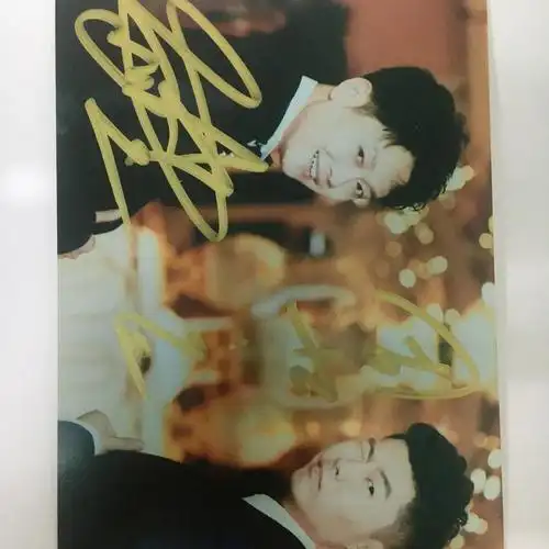 27孟鹤堂周九良签名照德云社孟鹤堂周九良亲笔签名保真无印刷