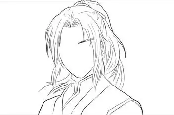 古风男生侧脸简笔画_百度视频搜索