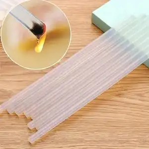 透明环保胶棒热熔胶棒胶枪专用 diy小饰品固定耐高温热熔胶条7mm