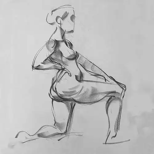 速写同素描一样,不但是造型艺术的基础,也是一种独立的艺术形式.