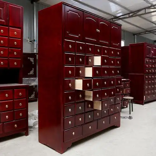 中药柜实木仿古中式药橱榫卯中医柜中草药存放柜药店诊所中草药柜