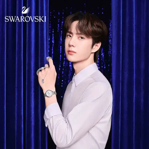 王一博海报同款施华洛世twist螺旋造型戒指