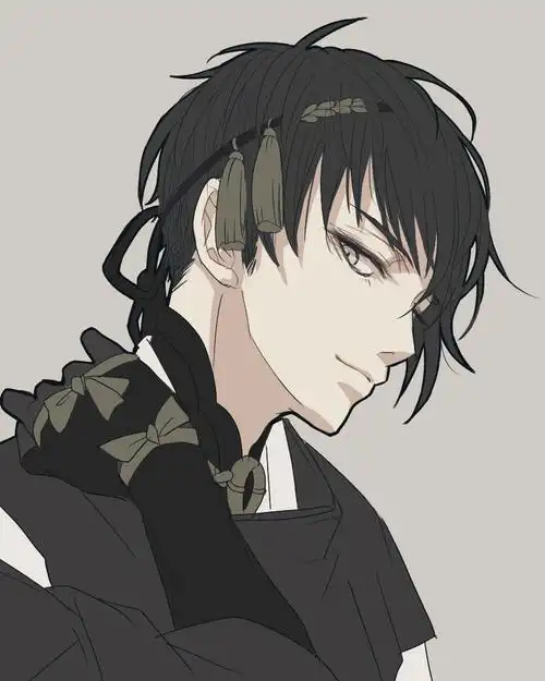 刀剑乱舞 刀剑男士 发型系列-散发 三日月宗近 绘师