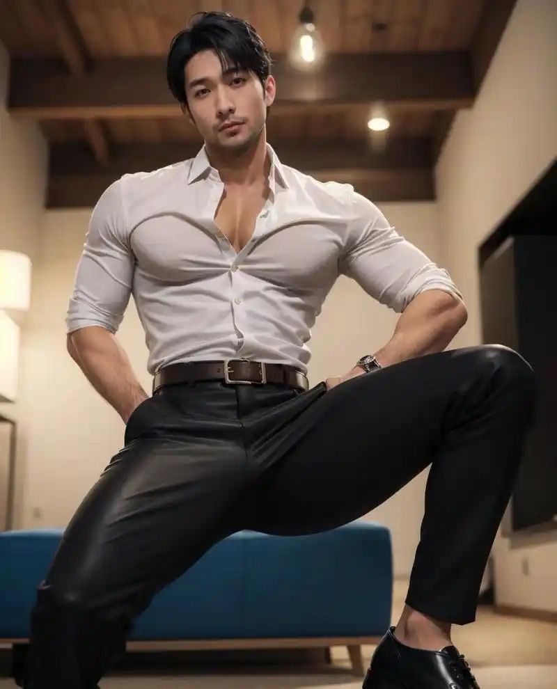 胸肌练到撑爆白衬衣,这样的性感型男来一打够不够?#肌肉型男