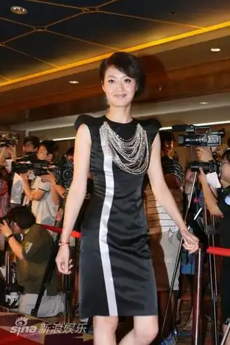 范志博知性装扮新浪娱乐讯 今天(8月20日)下午,"华谊兄弟明星汇"在