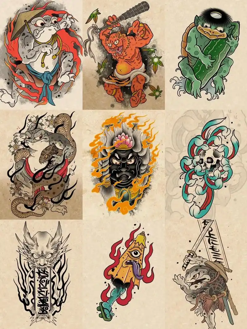 日式小图 各部位皆可#纹身 #纹身刺青 #tattoo #纹 - 抖音