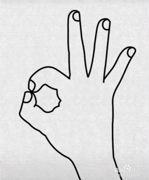 手的ok strong>简笔画 /strong>