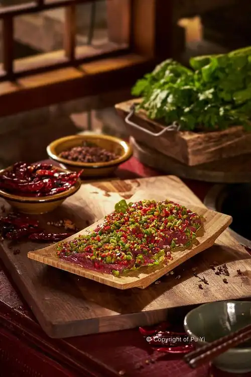 谭鸭血老火锅菜品海报美团图片拍摄