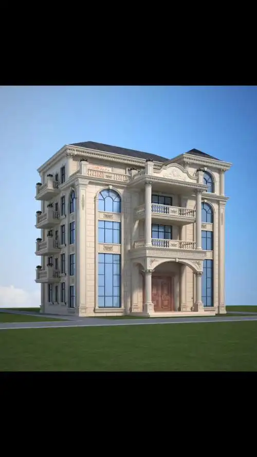 农村别墅#三层半欧式别墅