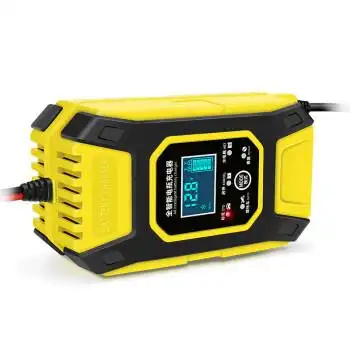 汽车电瓶充电器12v24v大功率摩托车蓄电池充电机智能全自动修复型12v
