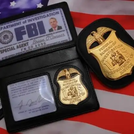 美国联邦调查局人员证件