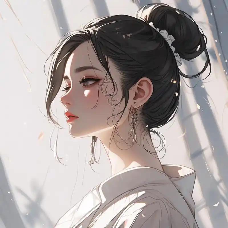 唯美漫画女生头像,做头像超好看94