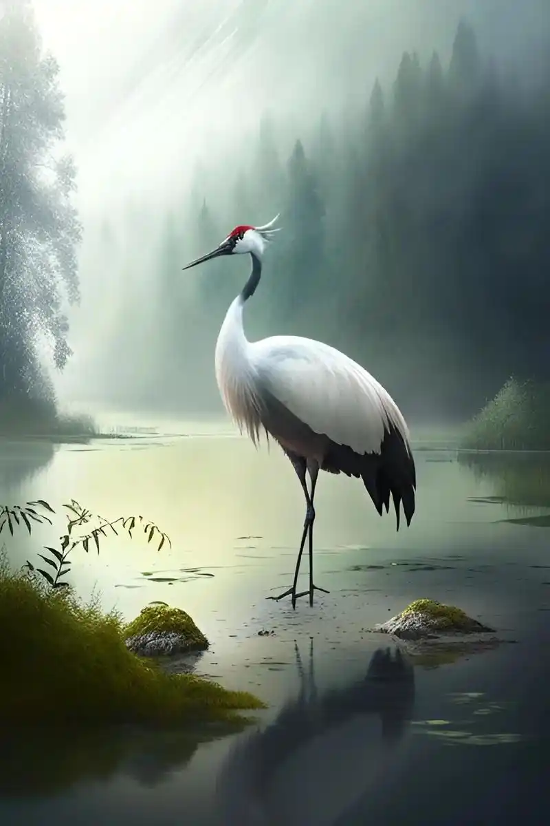 奶奶说:"遇见仙鹤,就是遇见了吉祥幸福,要是被艾特看这一幕真 - 抖音