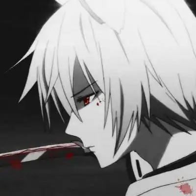 男生动漫孤独黑暗头像 二次元黑化压抑男生头像