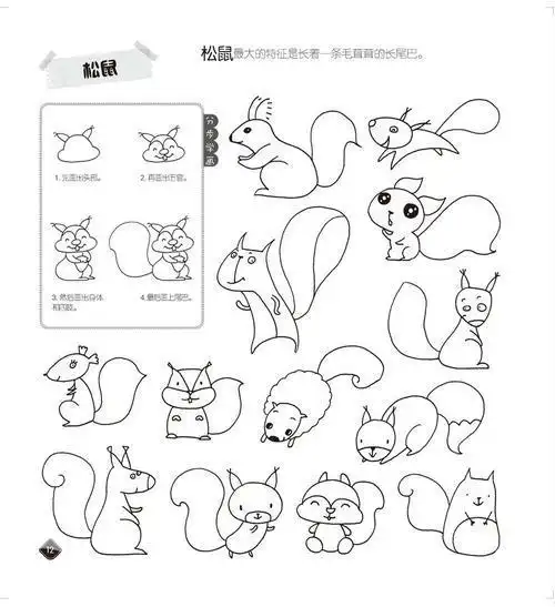 幼儿画画启蒙0-1-3-6-7-10岁涂鸦画涂色本 教材10岁i儿童简笔画