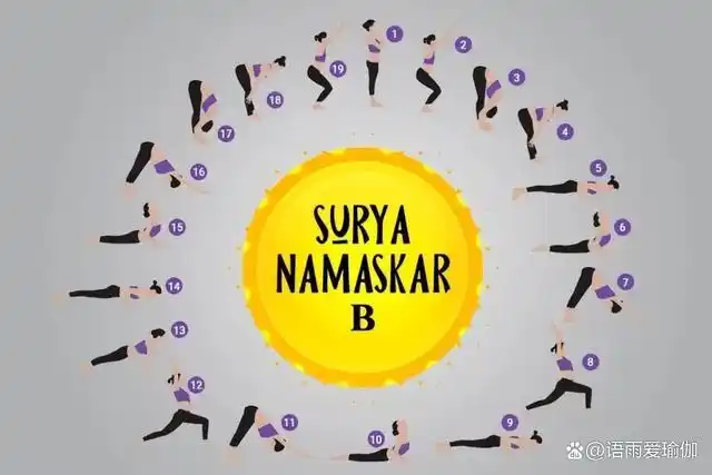 拜日式是瑜伽中练习最多的12个体式.