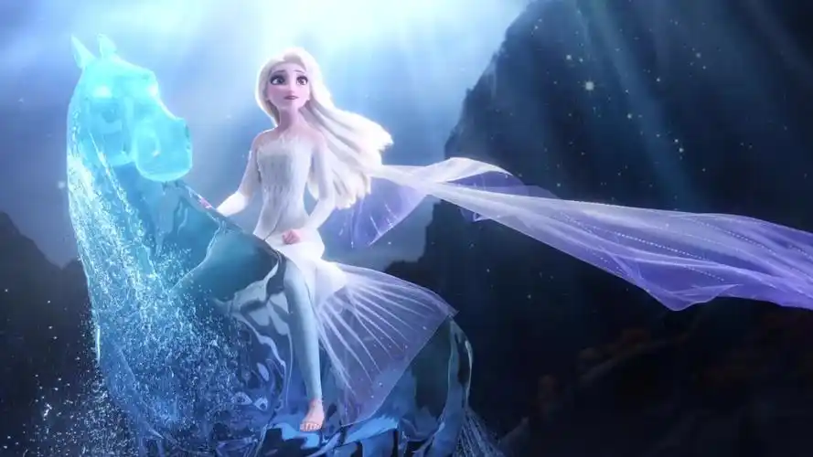 冰雪奇缘2艾莎动态壁纸_哔哩哔哩_bilibili
