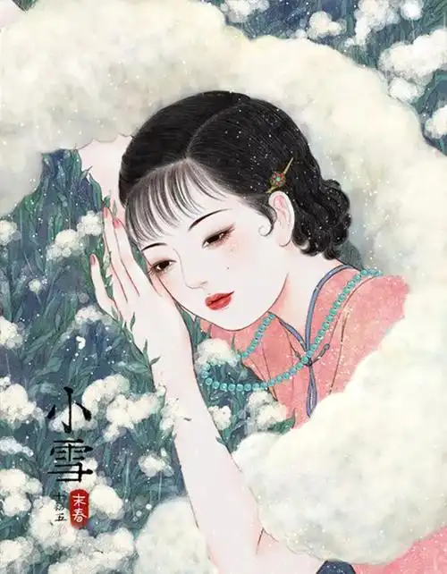 插画师末春她把民国美女真正画出了东方韵