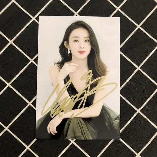 赵丽颖签名照_赵丽颖亲笔签名照赵丽颖签名照送女朋友送同学赵丽颖