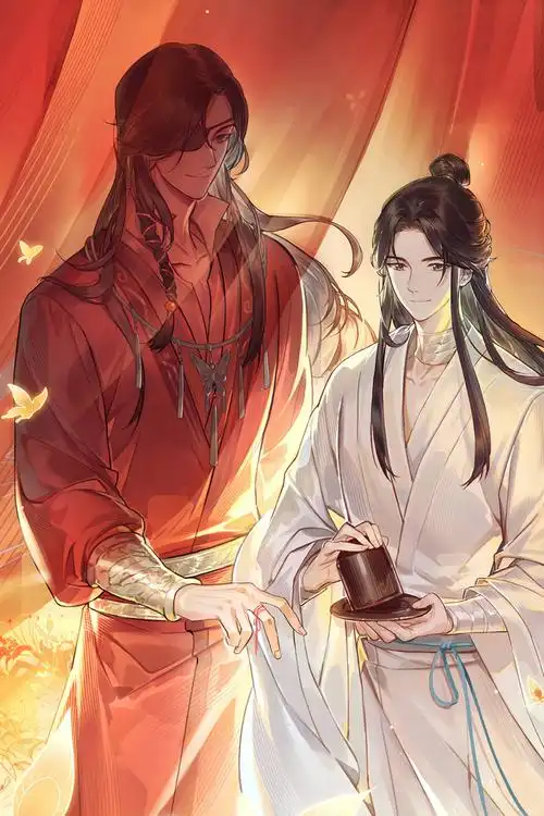 画墙纸谢怜花城三郎花怜国漫动漫周边天官赐福挂画 03 谢怜 其它 海报