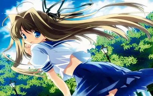 超萌的动漫小美女高清桌面壁纸