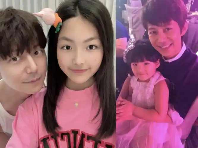 李湘带女儿与何炅聚会,49岁何炅好抗老,和13岁王诗龄同框像兄妹