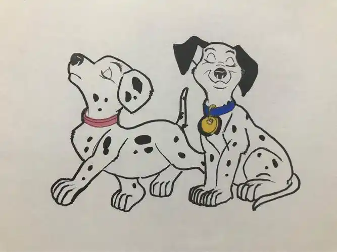 绘画小白的练习稿—幸福的小狗