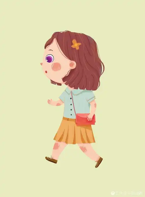 侧面人物插画|插画|儿童插画|甜甜圈1992753014_原创作品-站酷(zcool)