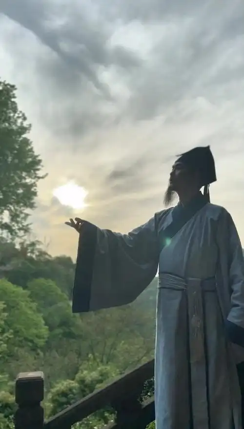 张晓龙古装复现徐霞客##话说山海全员古风变装