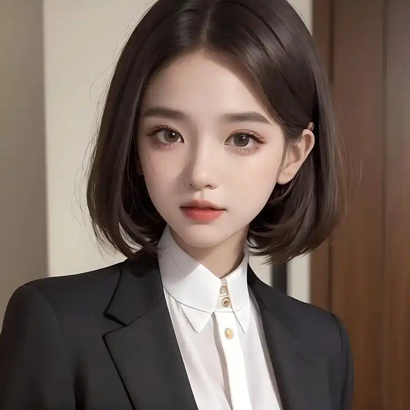 送给喜欢留短发的你.#值得你长期不换的头像 #女生头像 #职 - 抖音