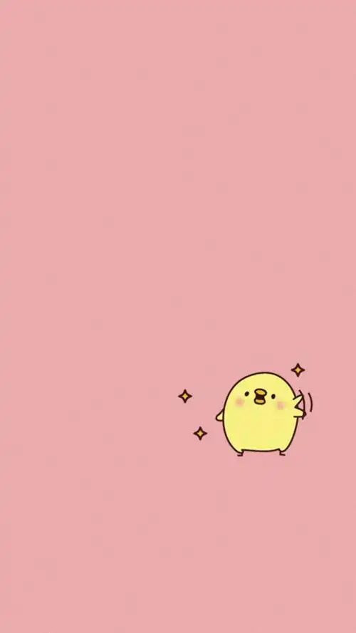 呆萌小鸡可爱卡通设计