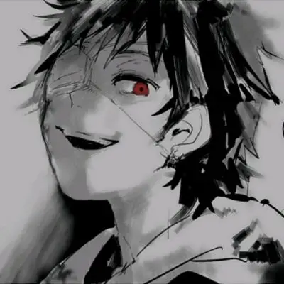 林知晚黑白丧系病娇动漫头像