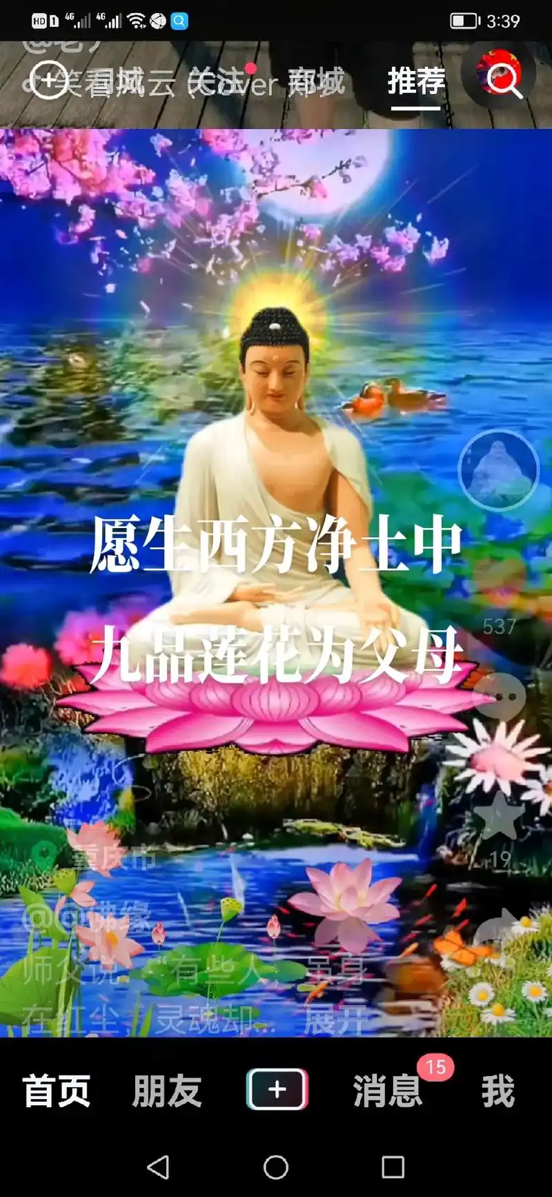 愿生西方净土中 #九品莲花为父母 #花开见佛无悟生 #一切 - 抖音