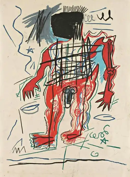 新艺术的代表人物丨巴斯奎特 basquiat